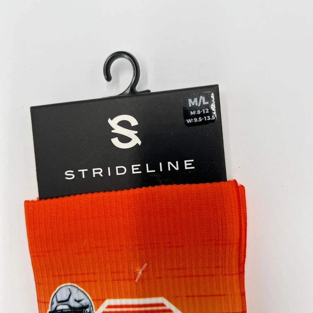 Strideline Joe Burrow Cincinnati Bengals NFL Crew Socks‎ Mens M/L NEW